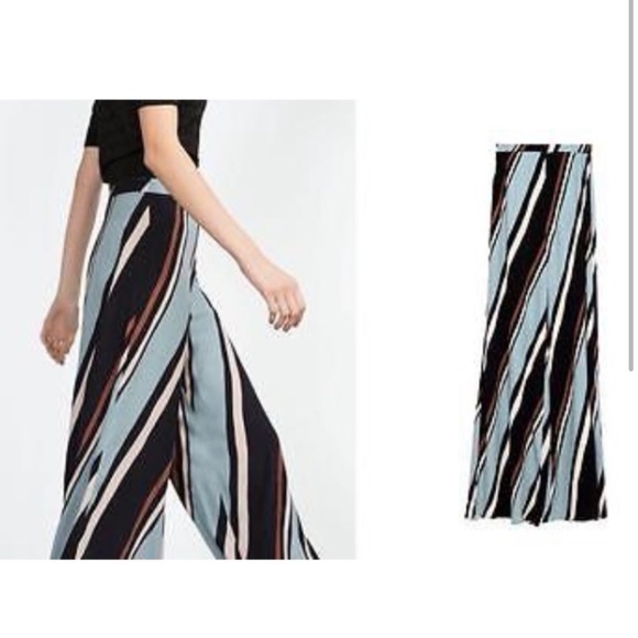 Zara wide leg trouser NWT SZ small - Picture 2 of 3